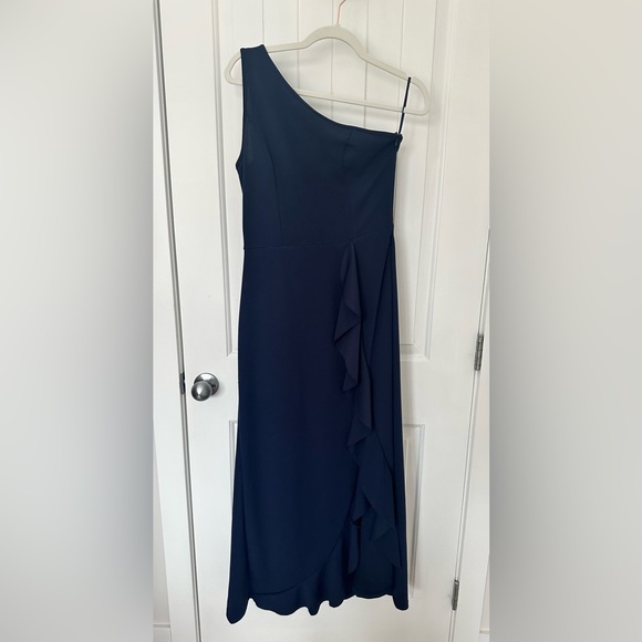 One shoulder sleeveless formal dress - Picture 5 of 7
